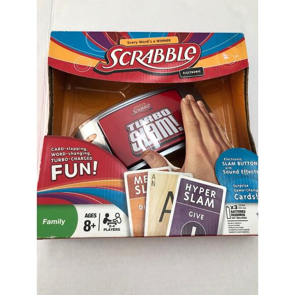 Scrabble Turbo Slam - Board Game by Hasbro - Picture 1 of 2